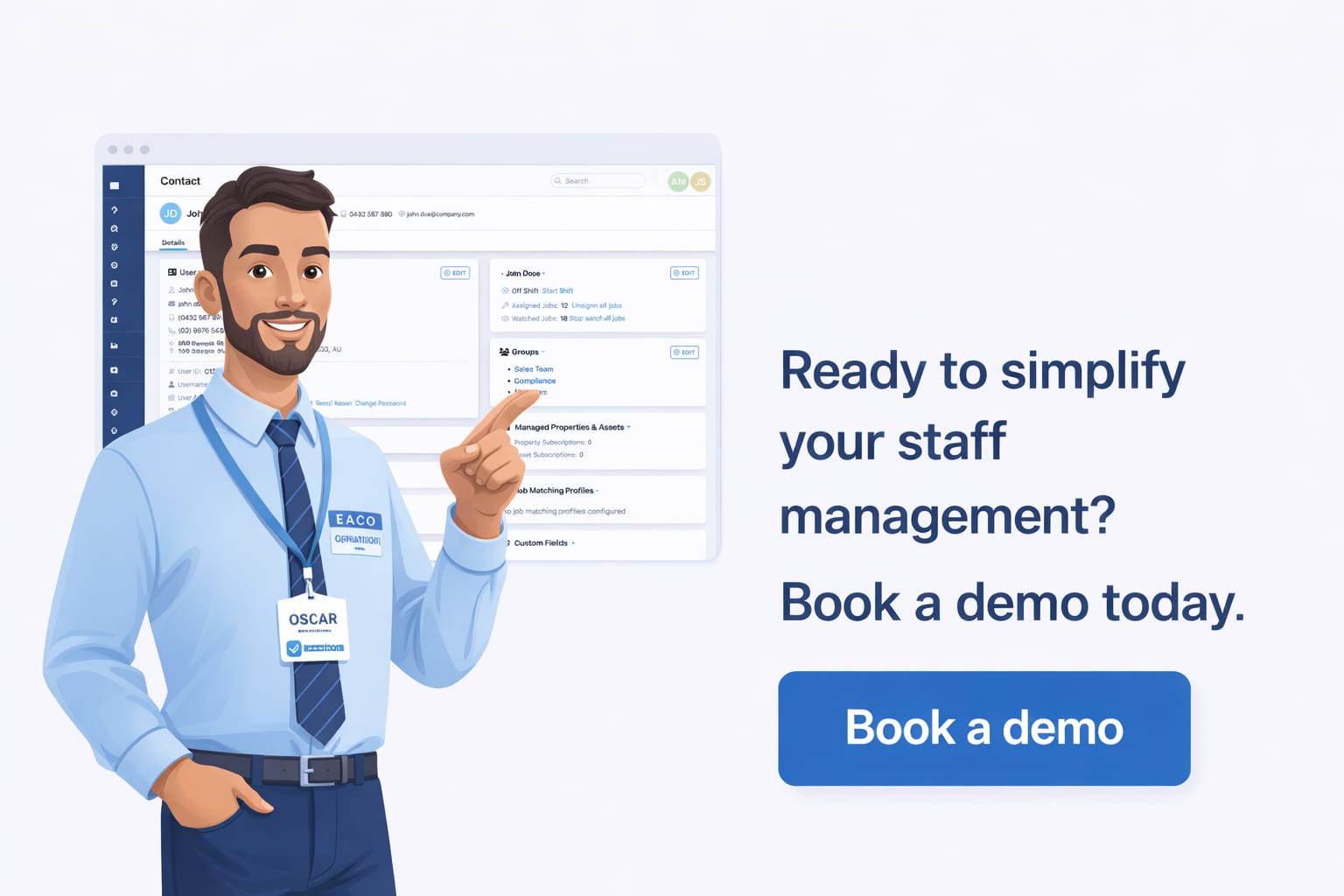 Eaco now makes it even easier to keep track of all of your staff.